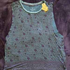 NEW American Eagle floral cut out tank